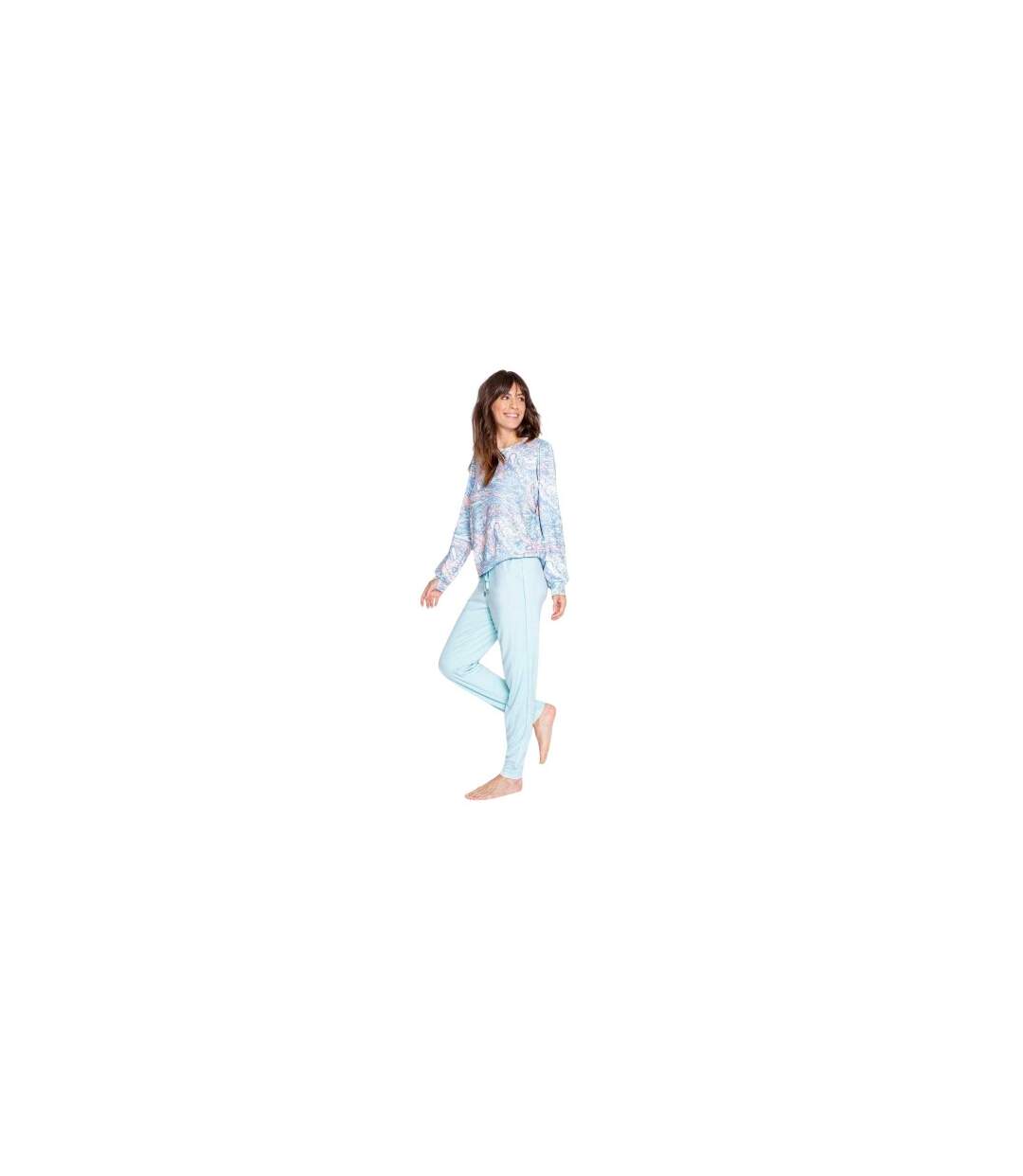 T-shirt Motif/style Aquarelle Femme Blanc PJ Salvage-1