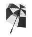 Longridge Double Canopy Golf Umbrella (Black/White) (One Size)