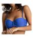 Haut de bikini bandeau bleu roi femme sun project 1613-1