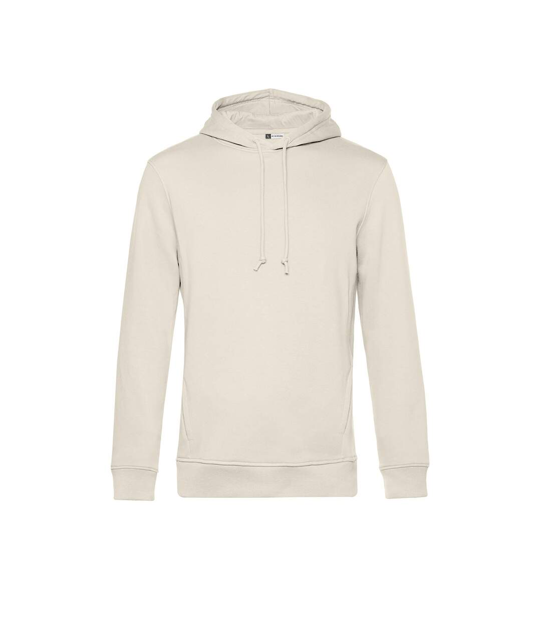 Sweat à capuche homme blanc cassé B&C-1