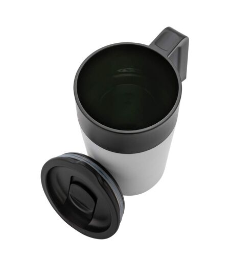 Recycled polypropylene stainless steel travel mug one size white XD Collection