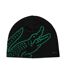 Bonnet noir/vert homme lacoste broderie-1