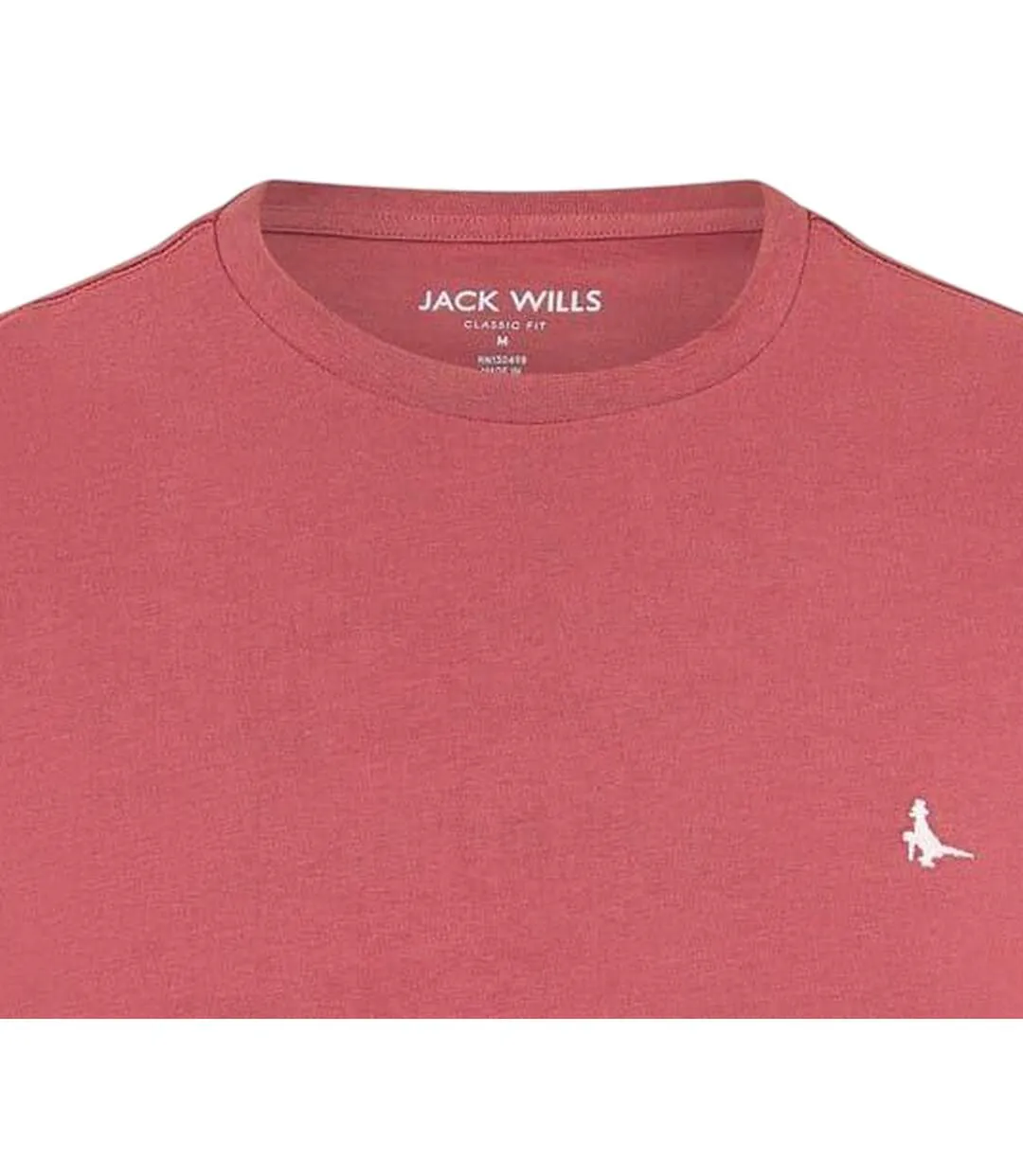 T-shirt Motif/style Logo Sandleford Homme Rose Jack Wills-3