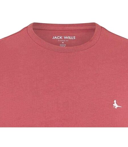 T-shirt Motif/style Logo Sandleford Homme Rose Jack Wills