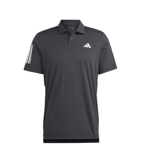 Polo Motif/style 3 Rayures Club Homme Noir Blanc Adidas