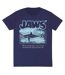 Jaws - T-shirt GREAT WHITE INFO - Adulte (Bleu marine) - UTHE1614