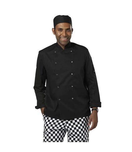 Veste de cuisinier budget adulte noir Dennys