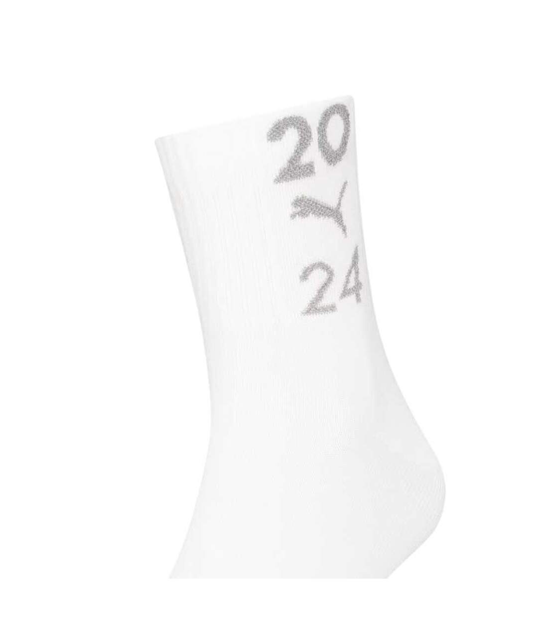 Womens/ladies Glow 99 Crew Socks White Puma-3