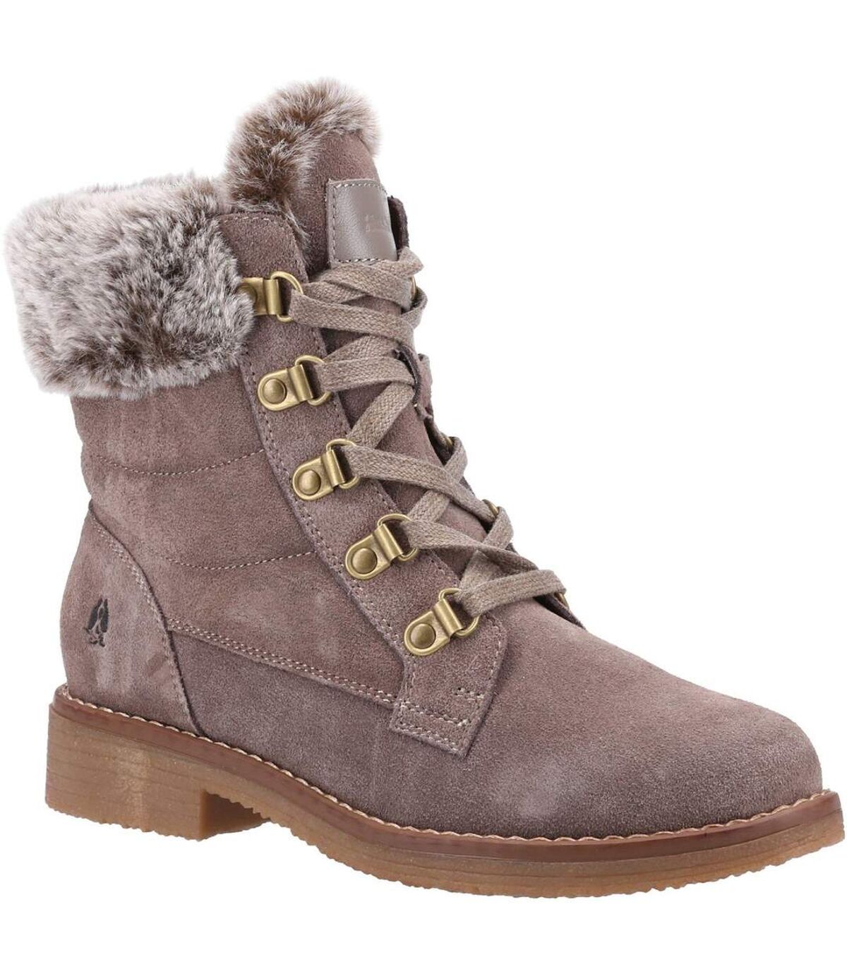 Hush Puppies Womens/Ladies Florence Mid Boots (Taupe) - UTFS8285