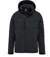 Parka softshell matelassée à capuche - K650 - homme - gris titanium