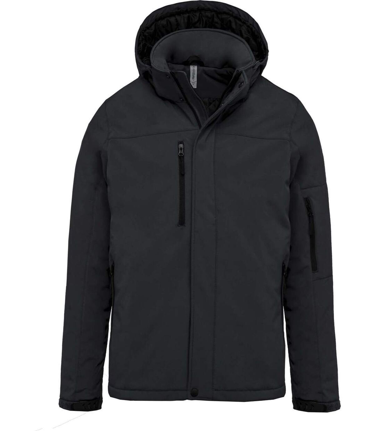 Parka softshell matelassée à capuche - K650 - homme - gris titanium