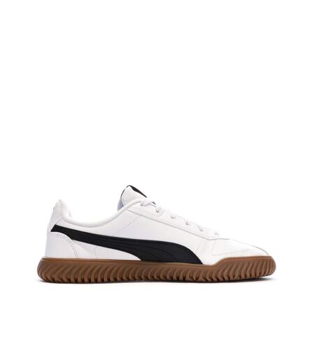 Baskets blanches/noires homme puma club kayzer
