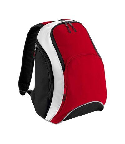 Bagbase Teamwear Backpack / Rucksack (21 Liters) (Pack of 2) (Classic Red/Black/White) (One Size) - UTBC4203