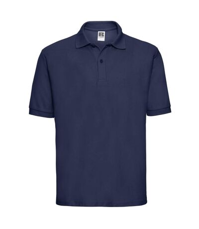 Russell Mens Polycotton Pique Polo Shirt (French Navy) - UTPC6401