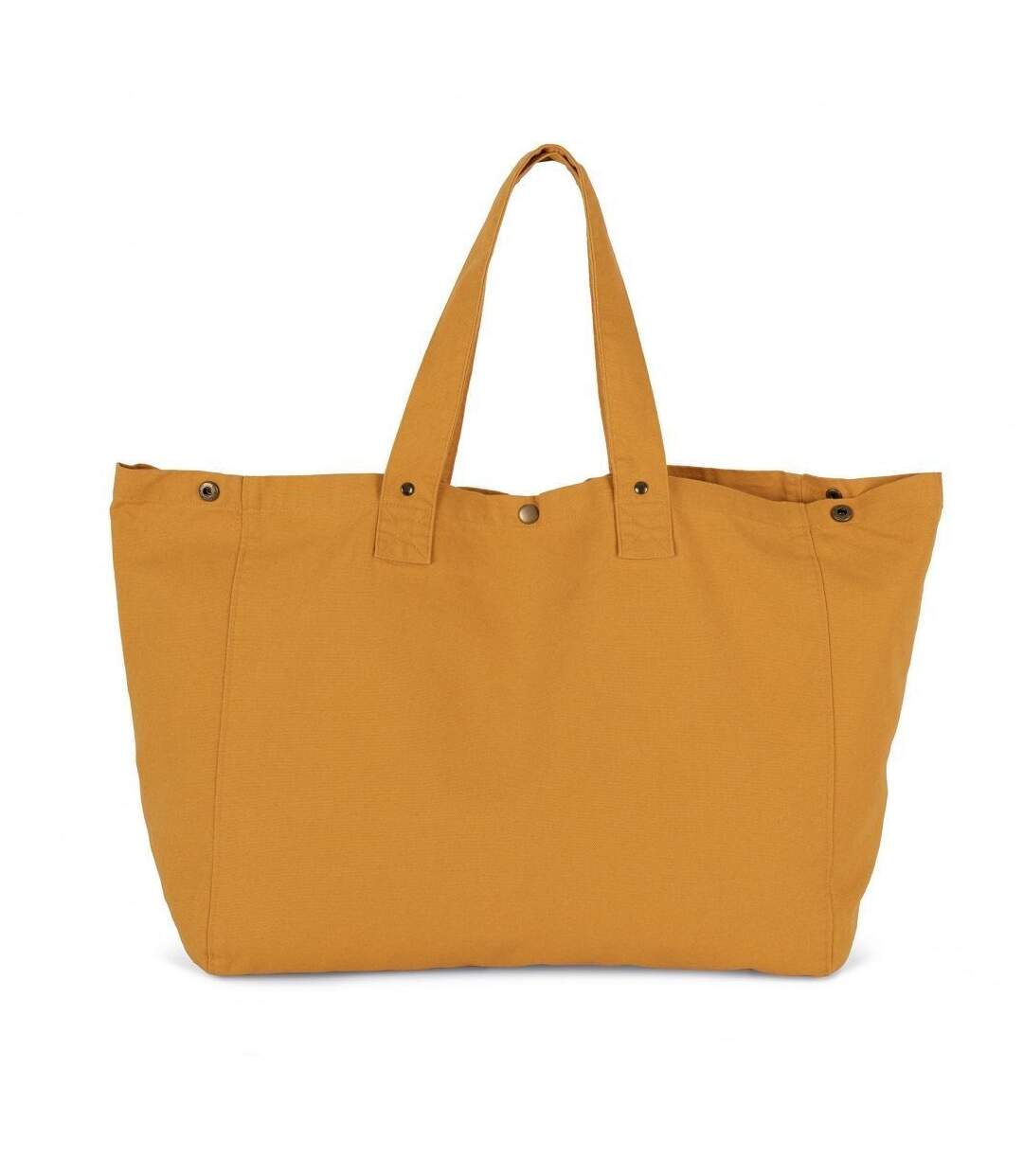 Sac shopping en coton délavé - KI3208 - jaune tournesol sunflower-2