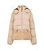 Womens/ladies Regular Puffer Jacket Cream NY Concept-1