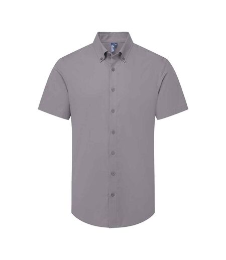 Chemise Habillée Manches Courtes Supreme Homme Gris Acier Premier