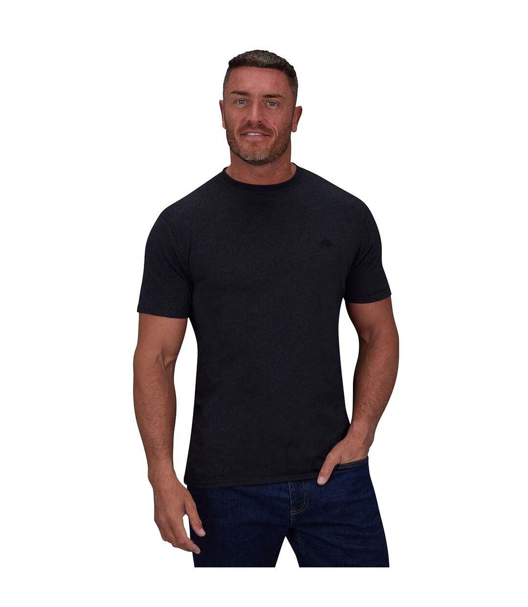Mens Classic Organic T-shirt Black Raging Bull-3