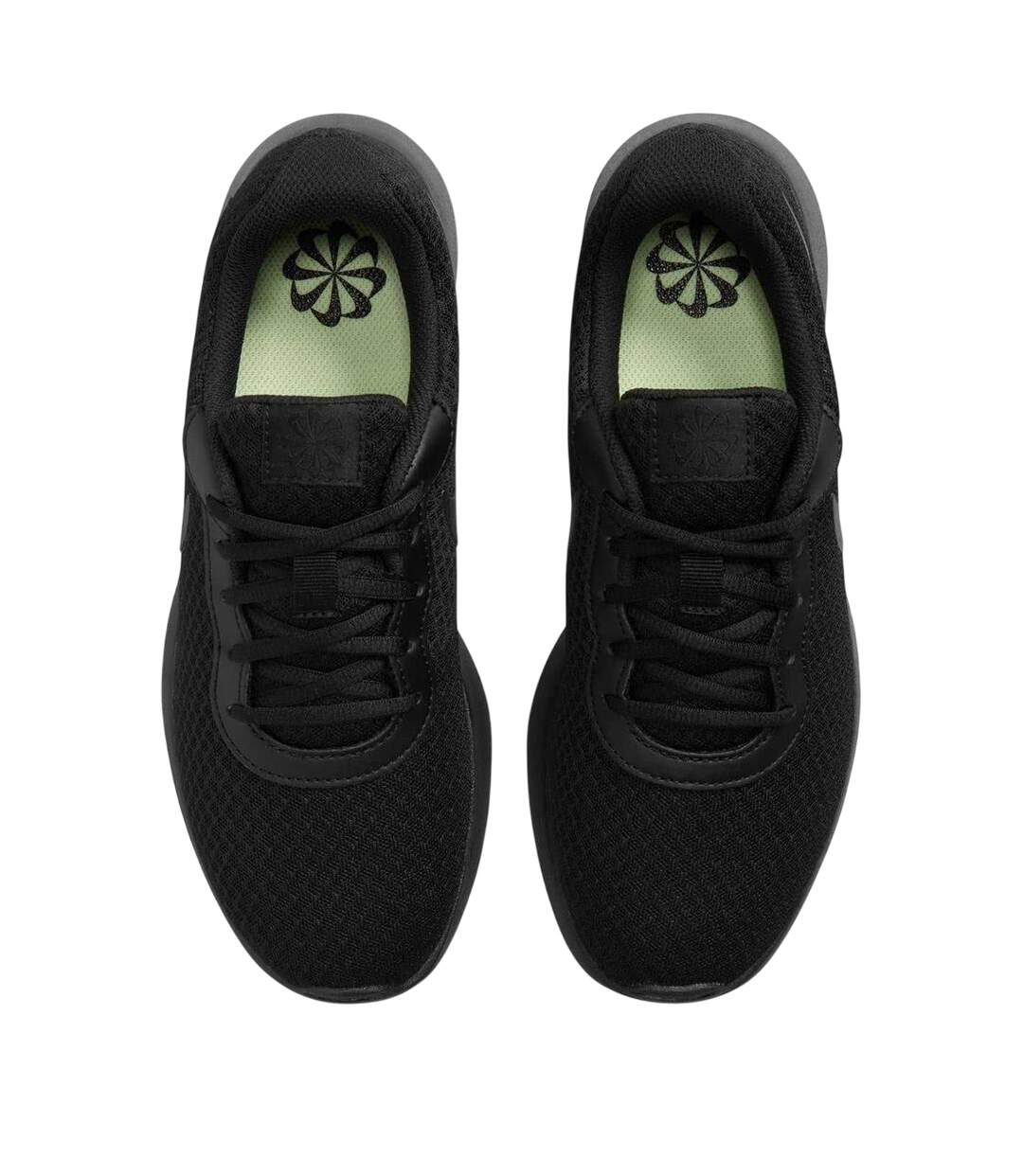 Womens/ladies Tanjun Trainers Triple Black Nike-4