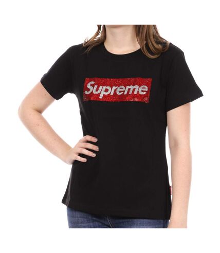 T-shirt Noir femme Supreme Grip Celine - S