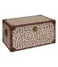 Lot de 4 Malles de Rangement Léopard Telna 56cm Marron-3