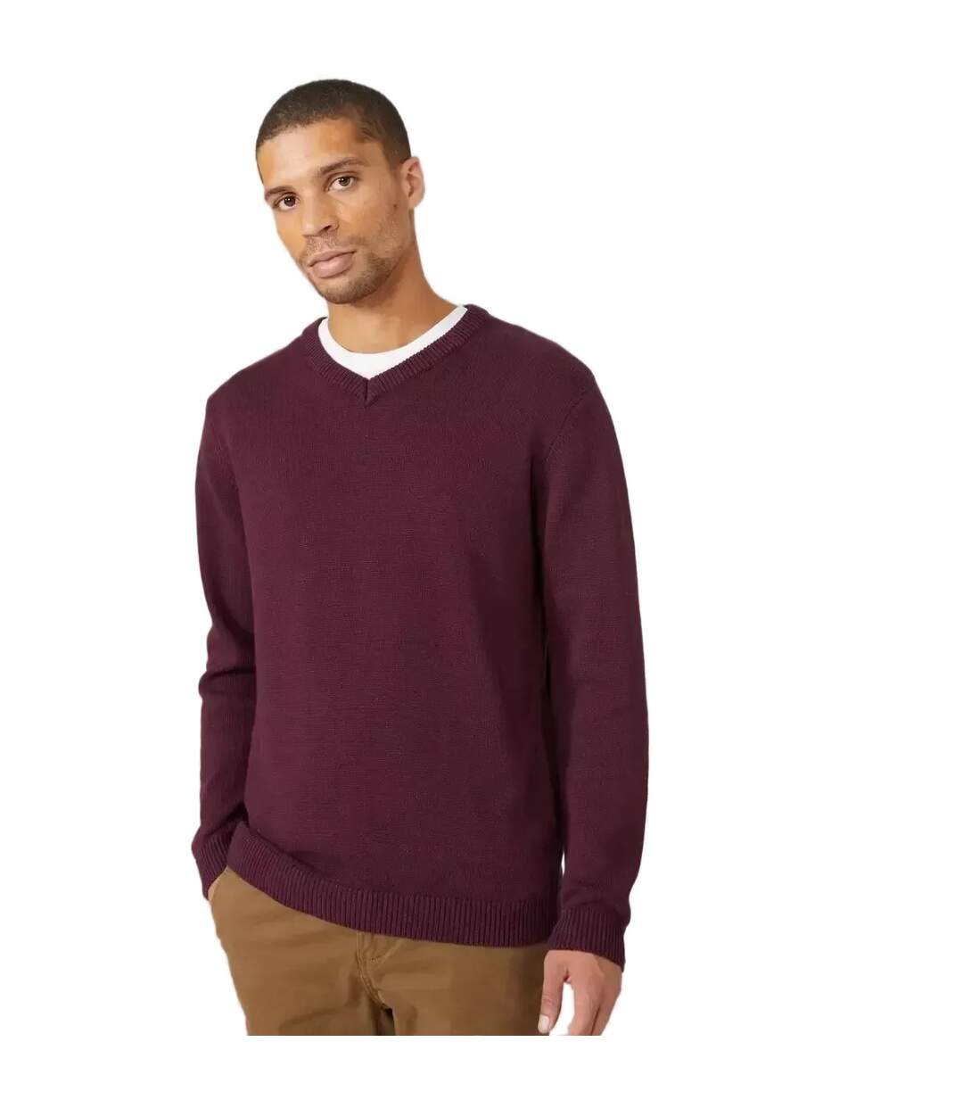 Pull Premium Homme Bordeaux Maine-2