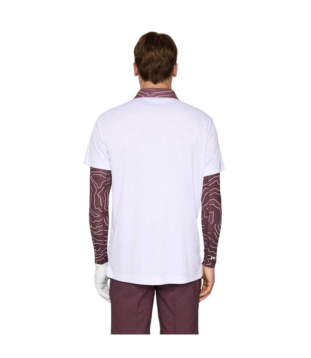 Mens Polo Shirt White J.Lindeberg-3
