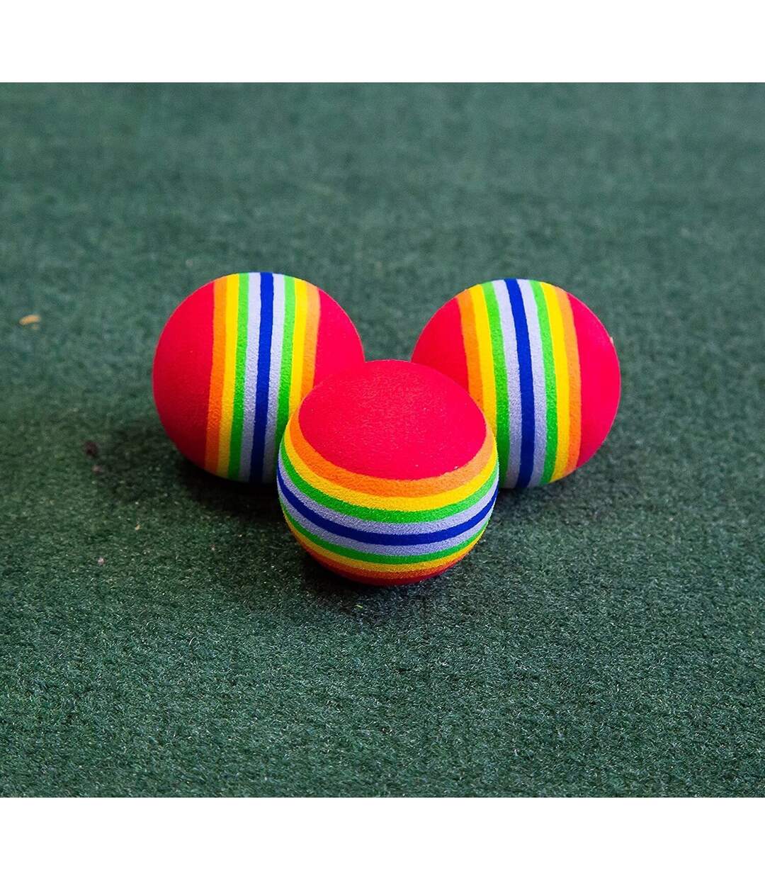 Pack of 6  Foam ball  one size multicoloured Longridge-3