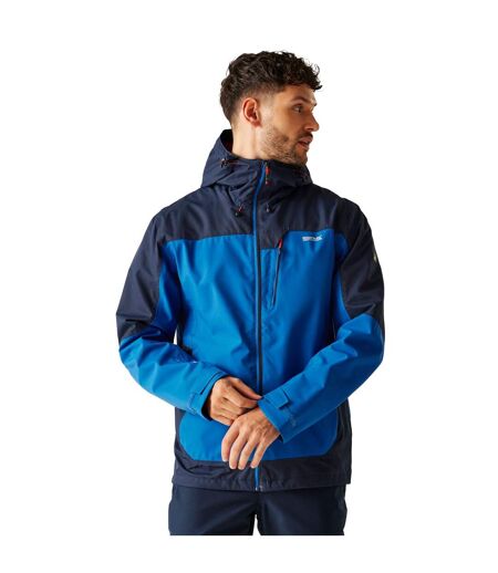 Mens Highton Iv Stretch Waterproof Jacket Olympian Blue Navy Regatta