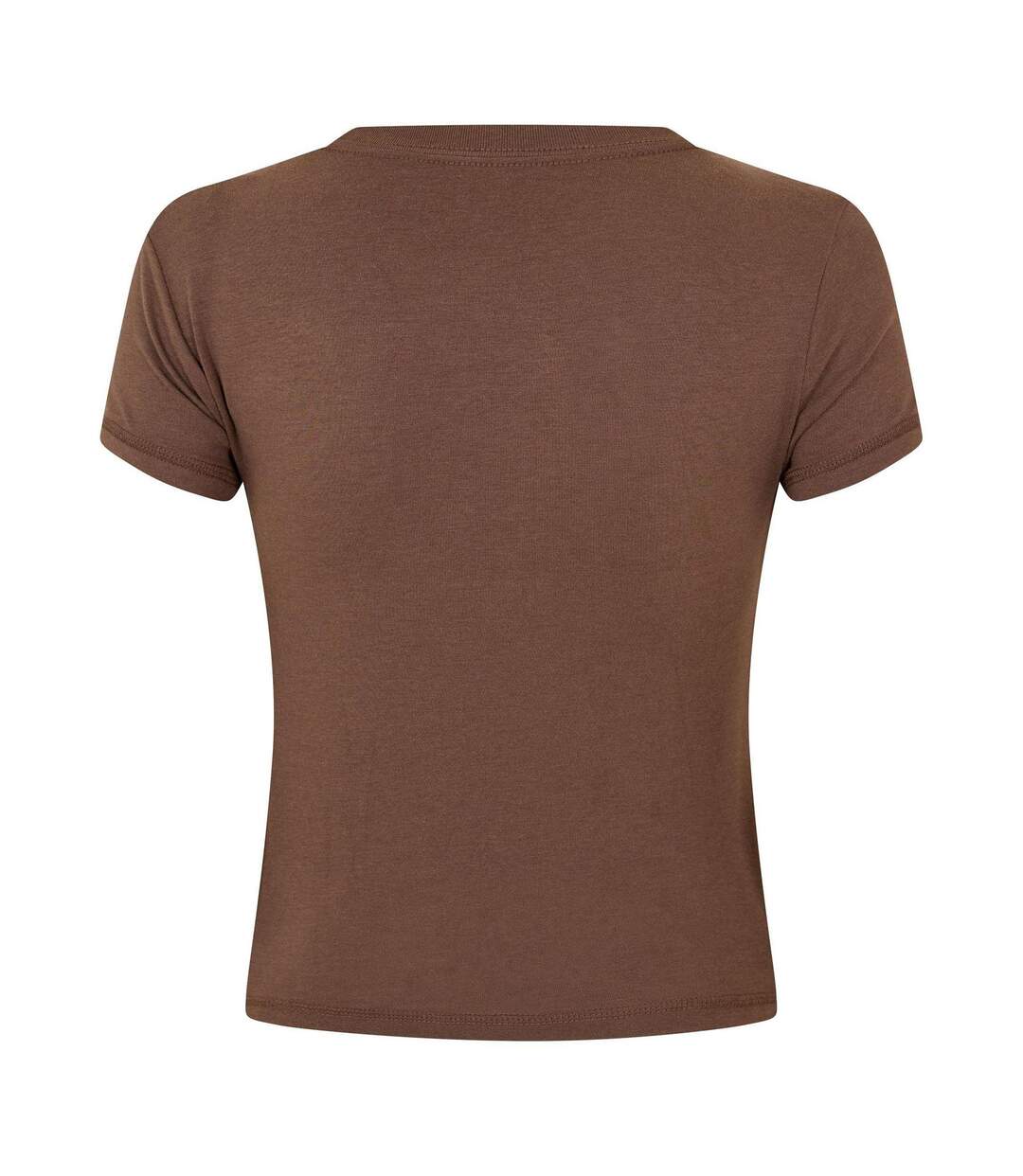 Womens/ladies Cropped T-shirt Brown Nike-2