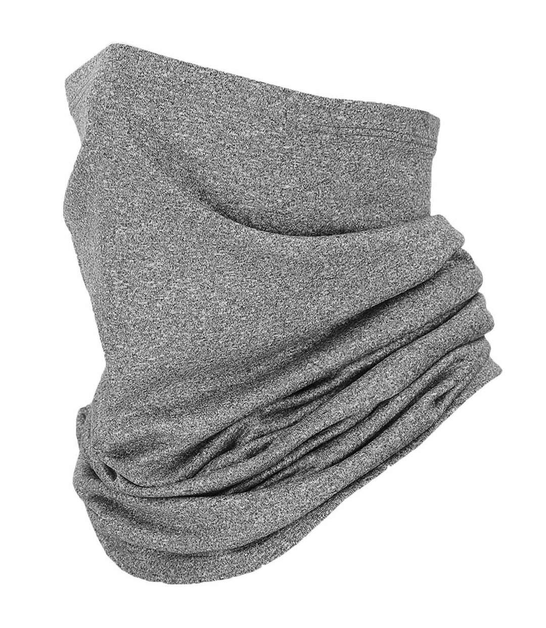 Snood U046 Adulte Taille Unique Gris Chiné 4F-2