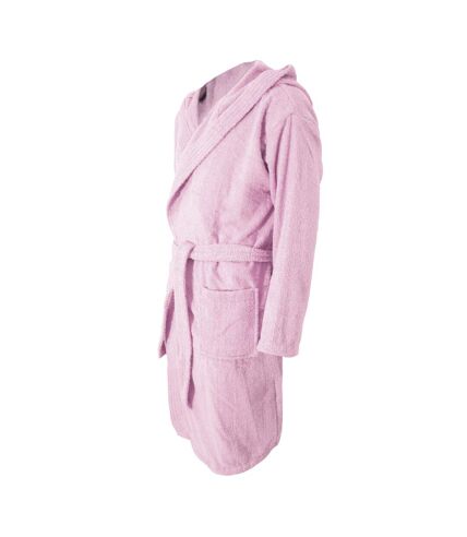 Womens/ladies terry towelling hooded robe Forever Dreaming