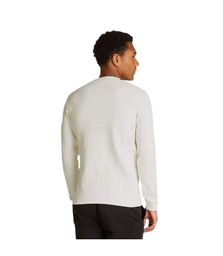 Haut Manches Longues Homme Blanc Cassé Calvin Klein
