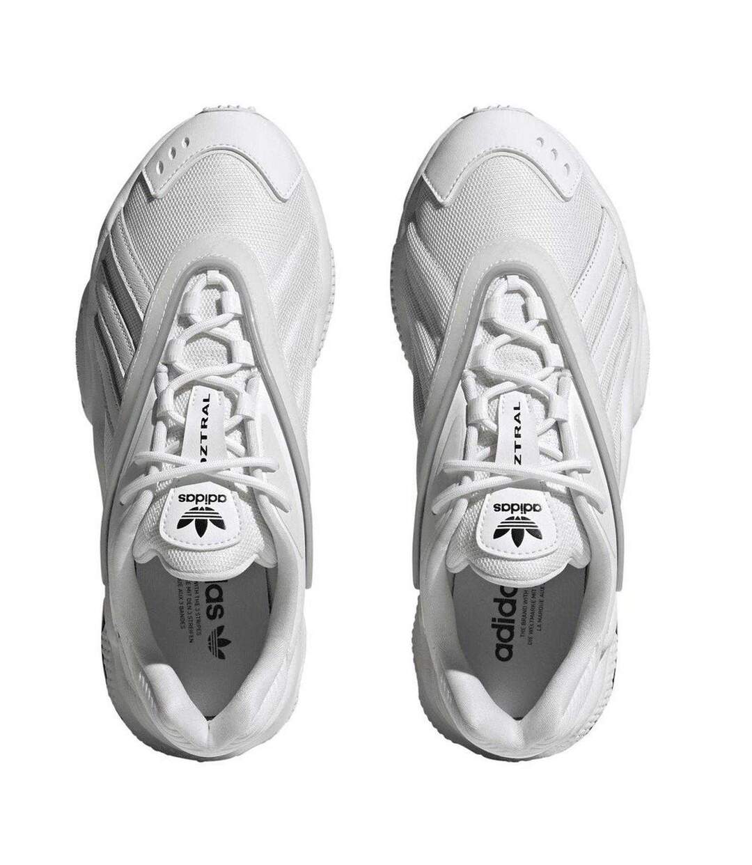 Mens 3 Stripes Trainers White Adidas-3