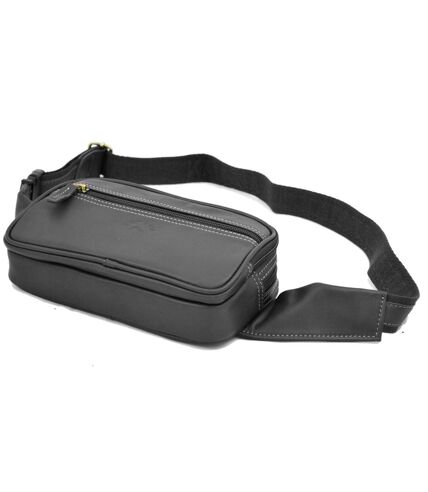 Katana - Sac ceinture en cuir - noir - 6356