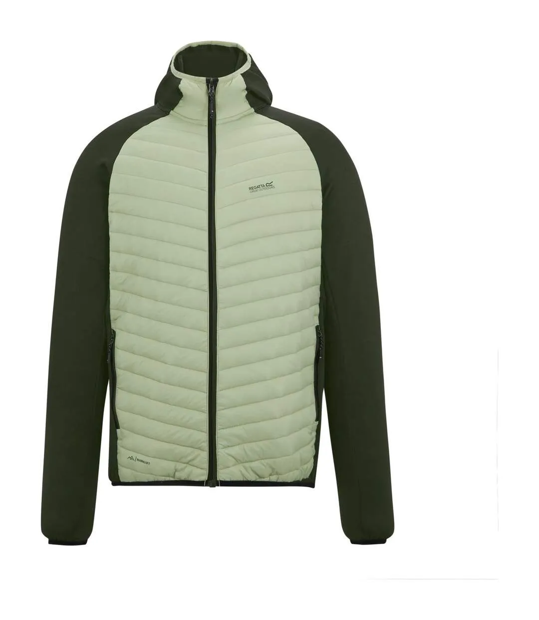 Veste Hybride Andreson Homme Vert Pâle Kaki Foncé Regatta-1