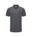 Polo Motif/style Rayure Contrastée Sur Bord Homme Ardoise Slazenger-1