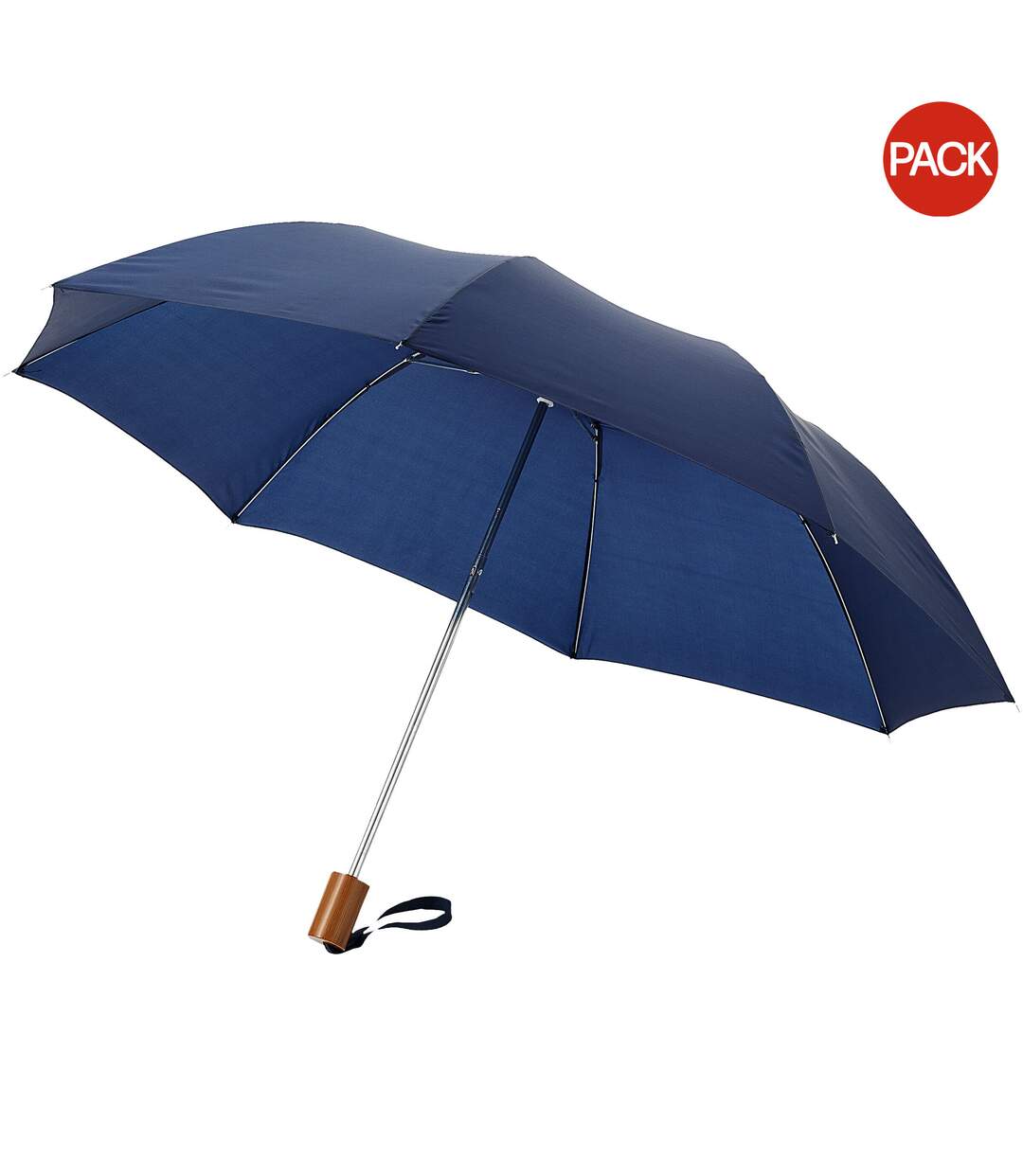 Parapluie oho 37.5 x 90 cm bleu marine Bullet-1