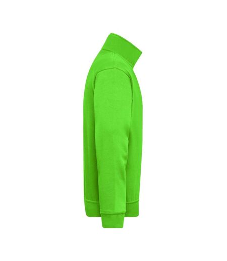 Sweat Workwear Homme Vert Citron James And Nicholson