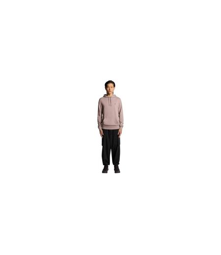Sweat À Capuche Manches Longues Motif/style Logo Brodé Homme Marron Pâle Lyle & Scott