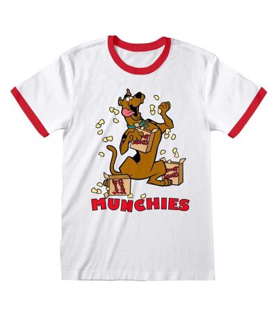 Scooby Doo - T-shirt MUNCHIES - Adulte (Blanc) - UTHE1837