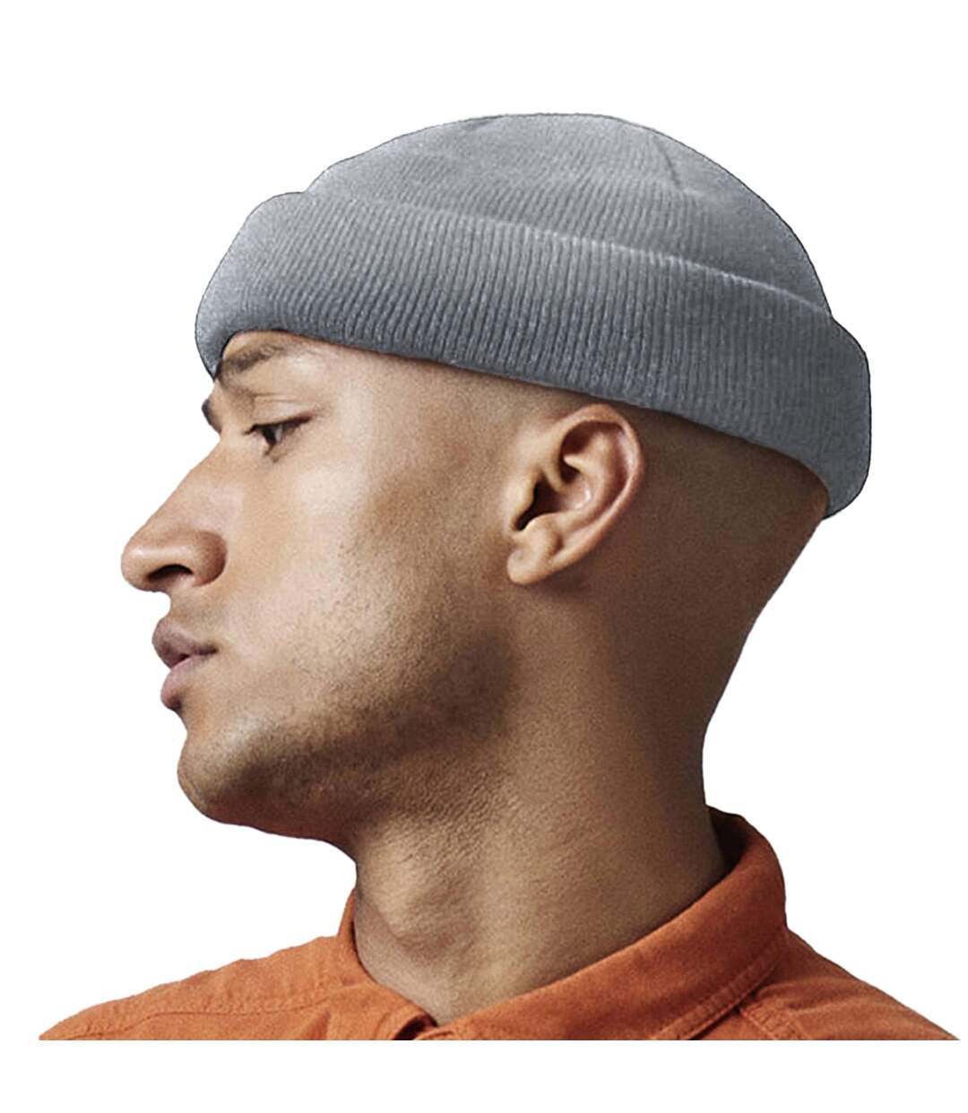 Bonnet fisherman gris clair Beechfield-2