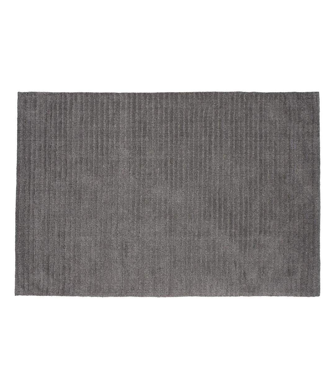 Tapis Déco en Laine Milton 162x230cm Gris Foncé-1