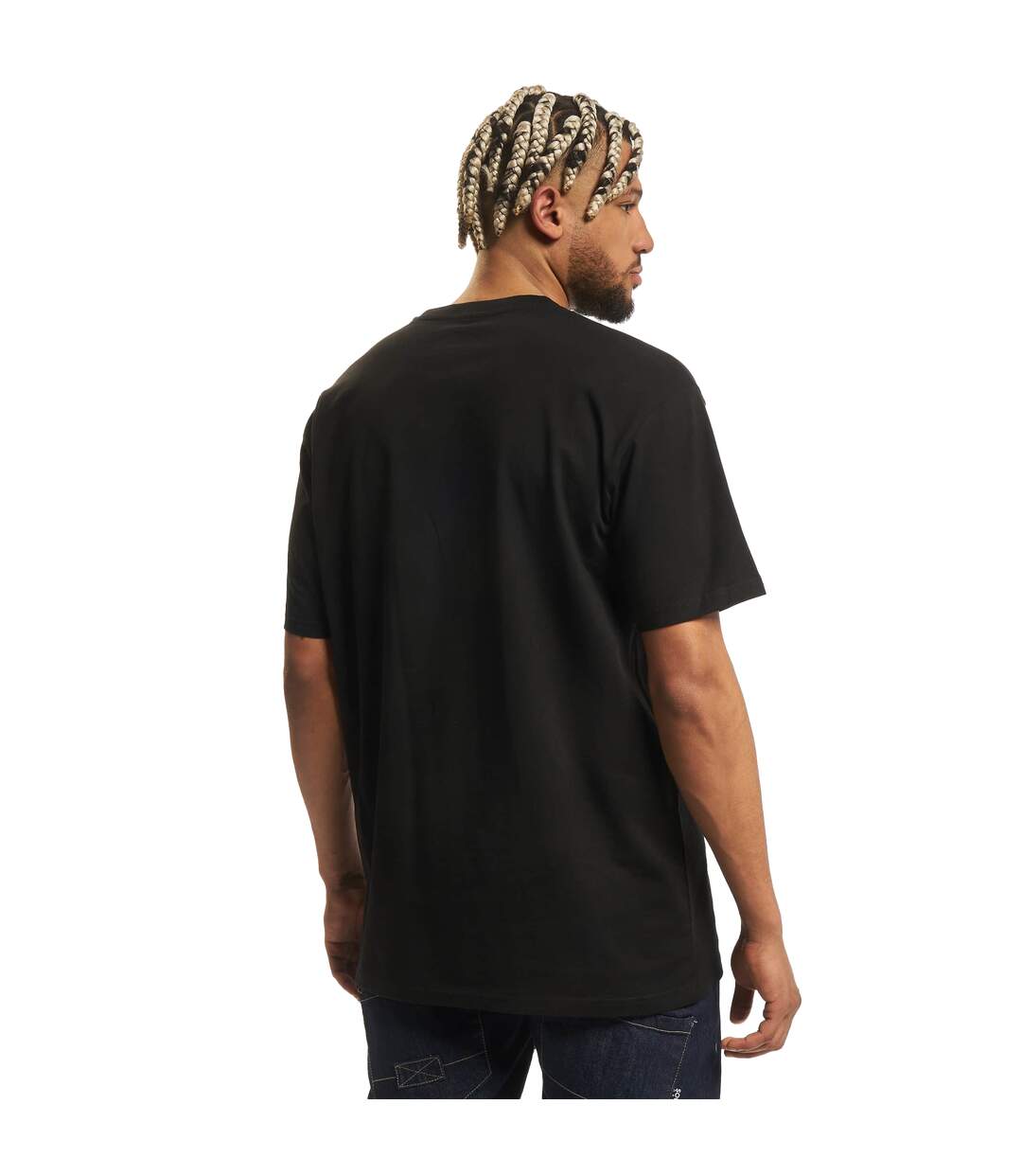 Mens All F*ck The World 2.0 Tupac Shakur Oversized T-shirt Noir Mister Tee-3