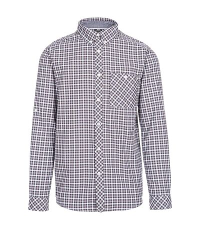 Trespass Mens Wroxtonley Checked Shirt (Grey) - UTTP5153
