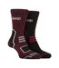 Men's 2 Pack Tech Thermal Boot Socks | Chunky Winter Performance Socks-1
