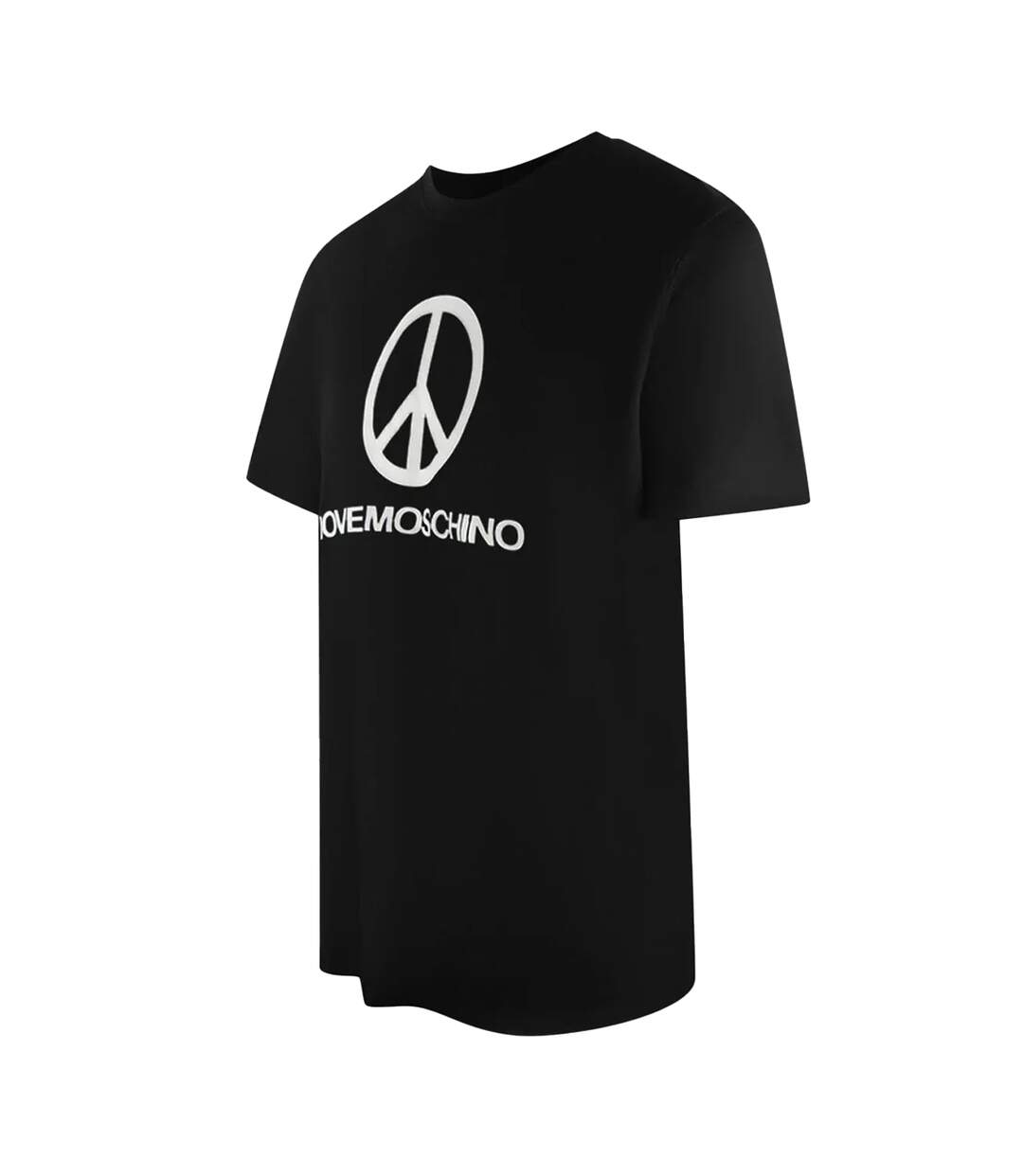 T-shirt Motif/style Symbole De La Paix Homme Noir Love Moschino-3