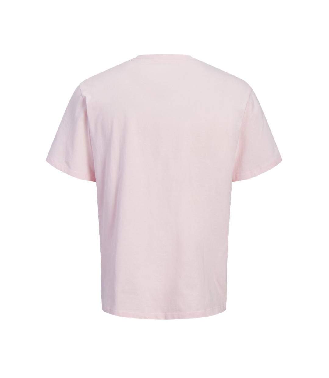 T-Shirt rose homme jack & jones jordean-2