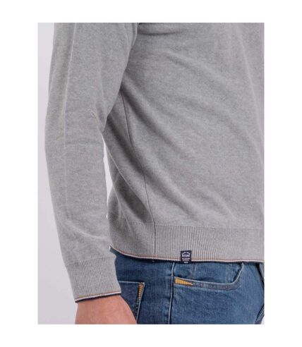 Pull col rond pur coton AMATEO