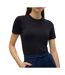 T-shirt noir femme vero moda malberte-1